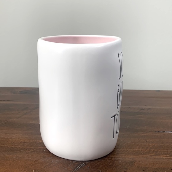 LAST 1 - RAE DUNN • “Some Bunny To Love” Mug with Pink Inside - Picture 4 of 7